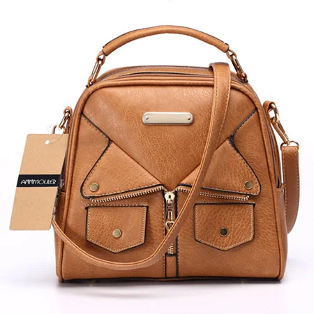 Annamouler Handbag Cognac