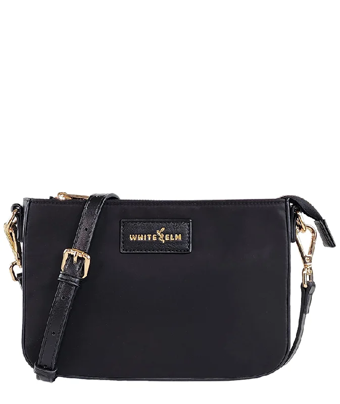 Ara Convertible Crossbody Clutch - Black Nylon