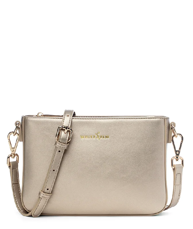 Ara Convertible Crossbody Clutch - Champagne