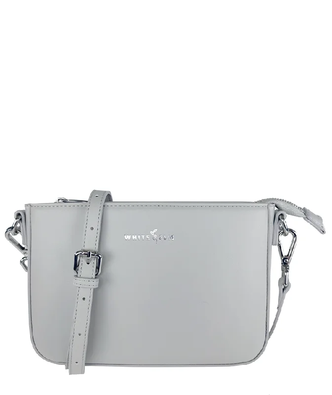 Ara Convertible Crossbody Clutch - Silver