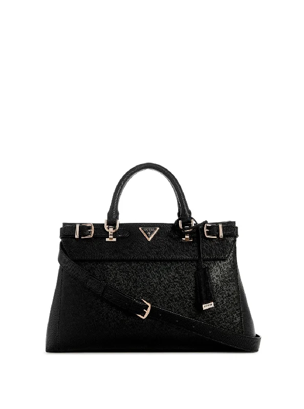 Black Levante Luxury Satchel Bag