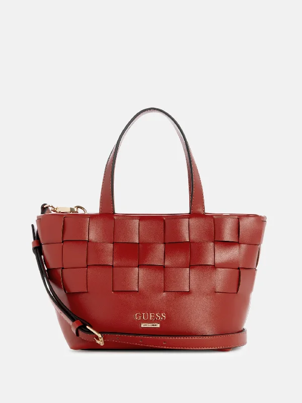 Bordizzo Woven Small Satchel