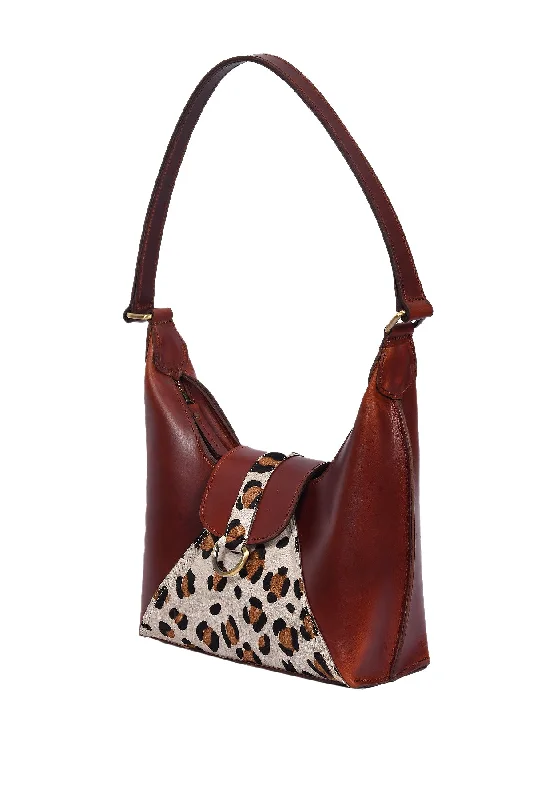 Brown Leather Shoulder Bag - The Perfect Blend of Style and Functionality. Art: BG-1457