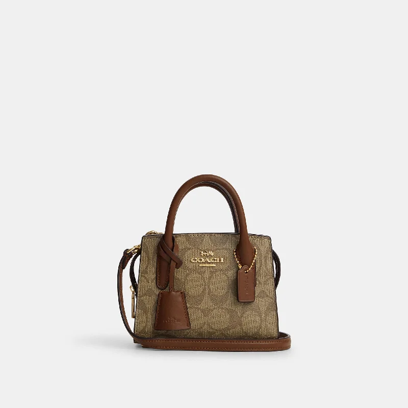 Coach Outlet Andrea Mini Carryall In Signature Canvas