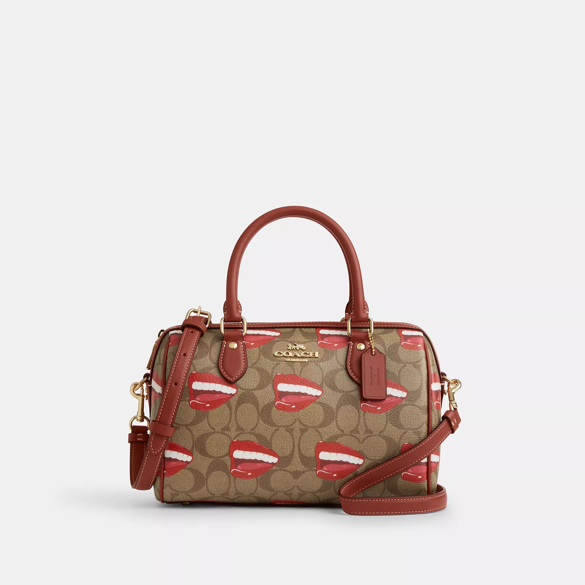 Coach Outlet Coach X Tom Wesselmann Rowan Satchel In Signature Canvas