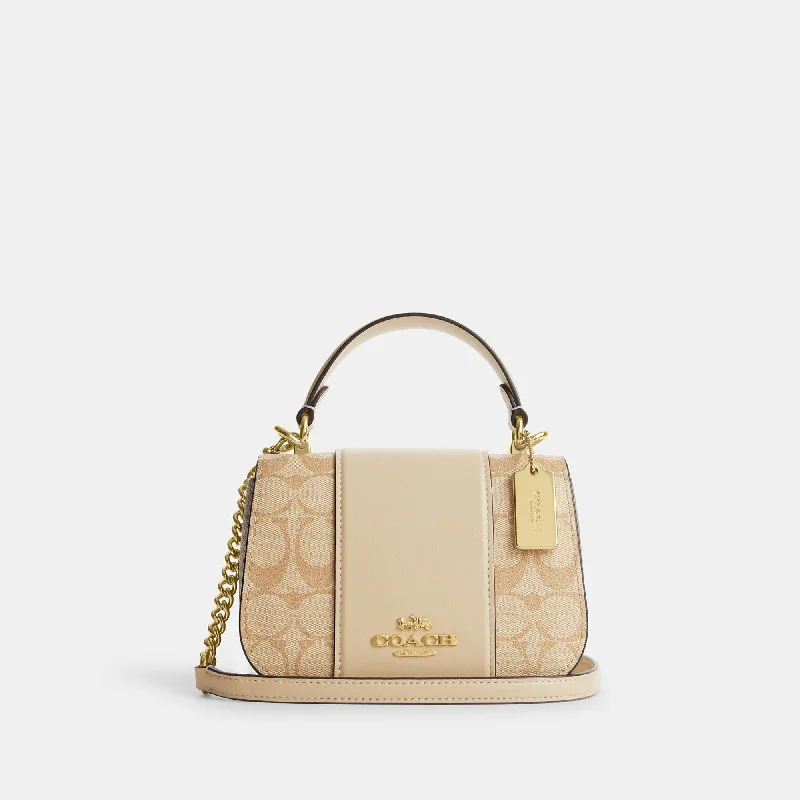 Coach Outlet Lysa Top Handle In Signature Canvas