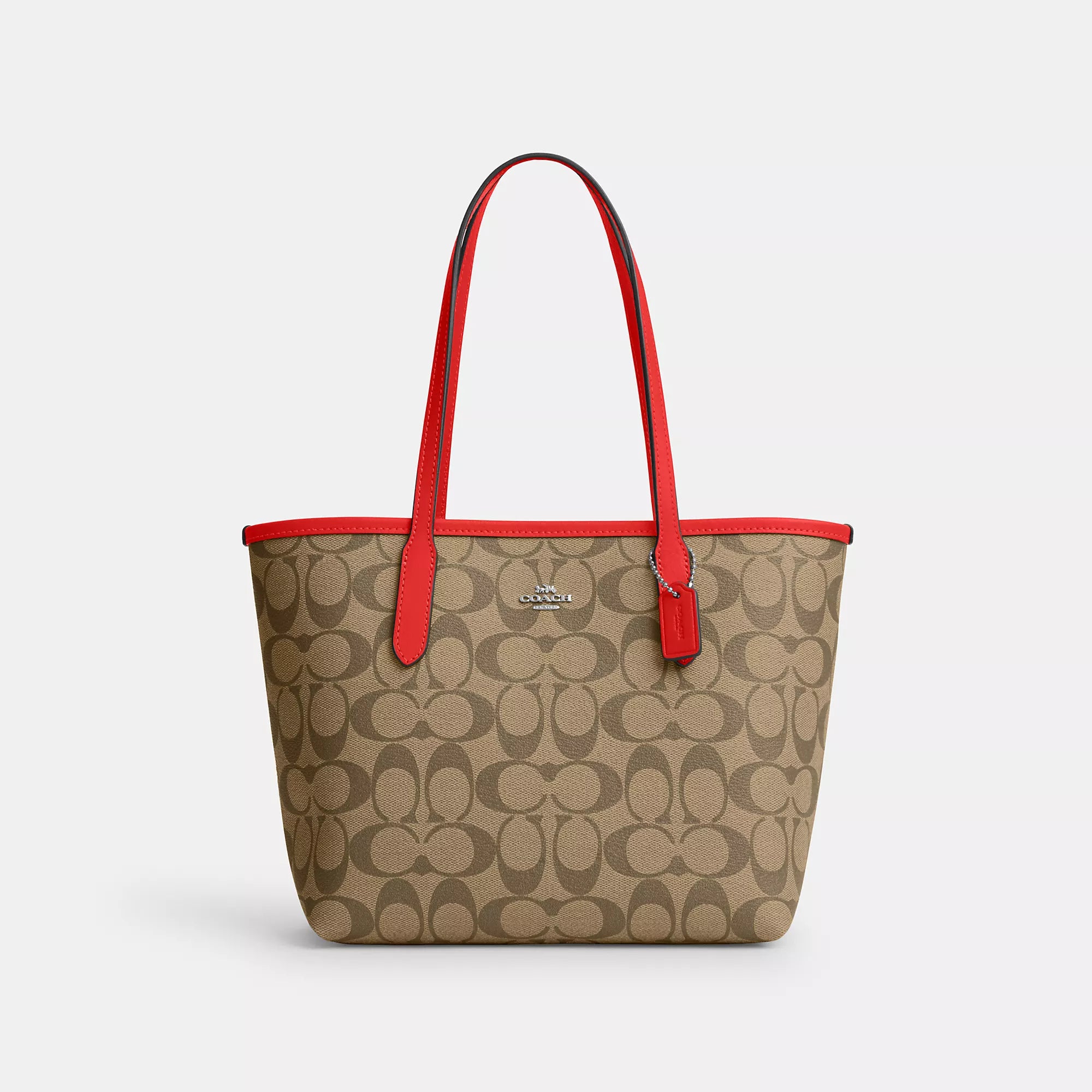 Coach Outlet Mini City Tote In Signature Canvas