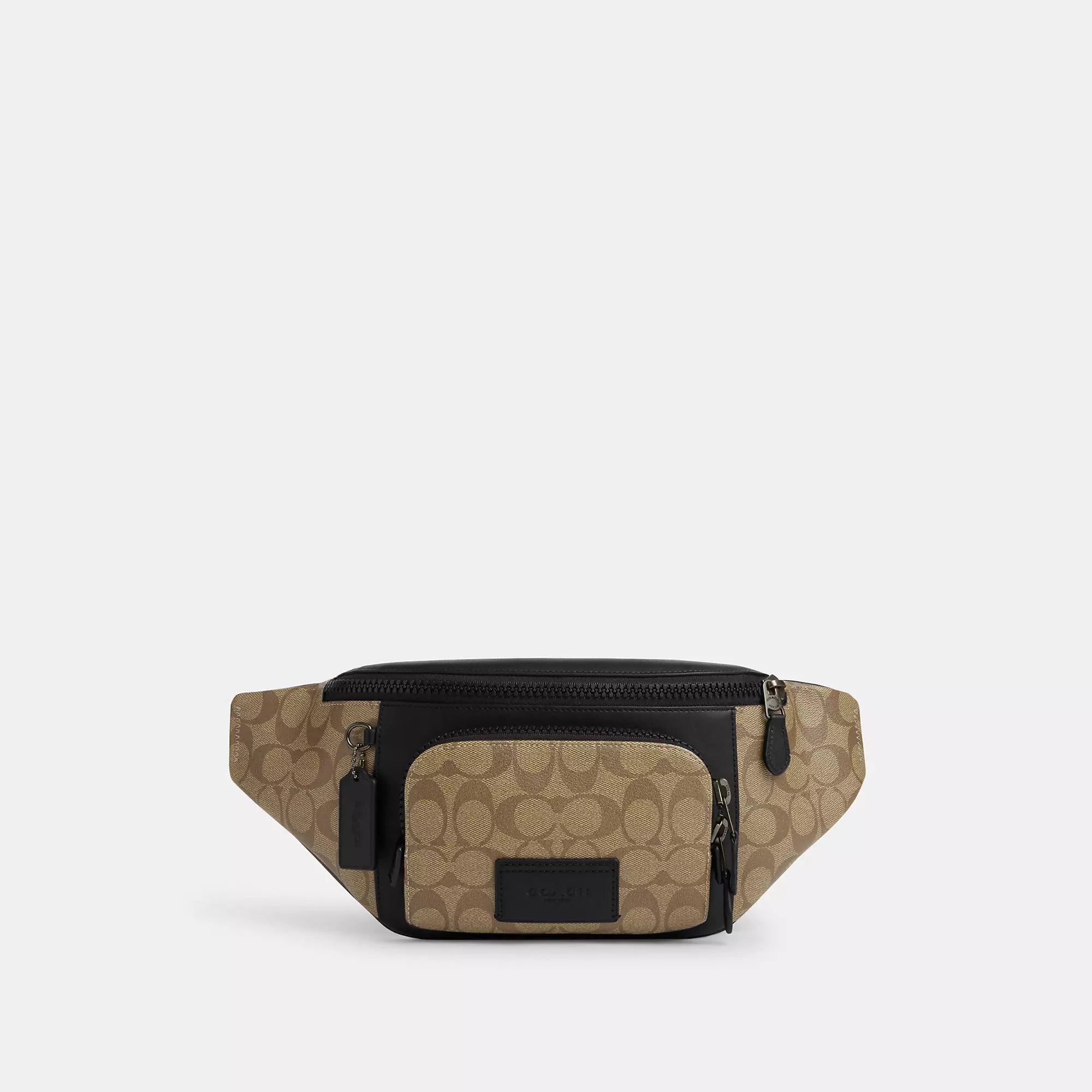 Coach Outlet Track Belt Bag In Signature Canvas