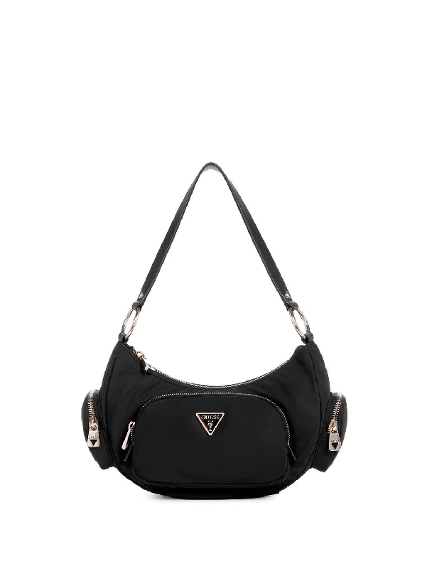 Eco Black Gemma Shoulder Bag