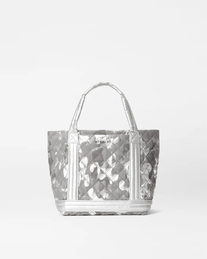 Empire Tote Small Matte Silver/ Silver Metallic Camo