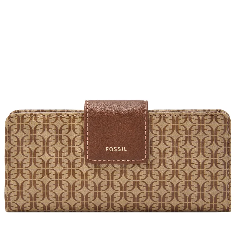 Fossil Women's Madison Printed Polyurethane Tab Clutch