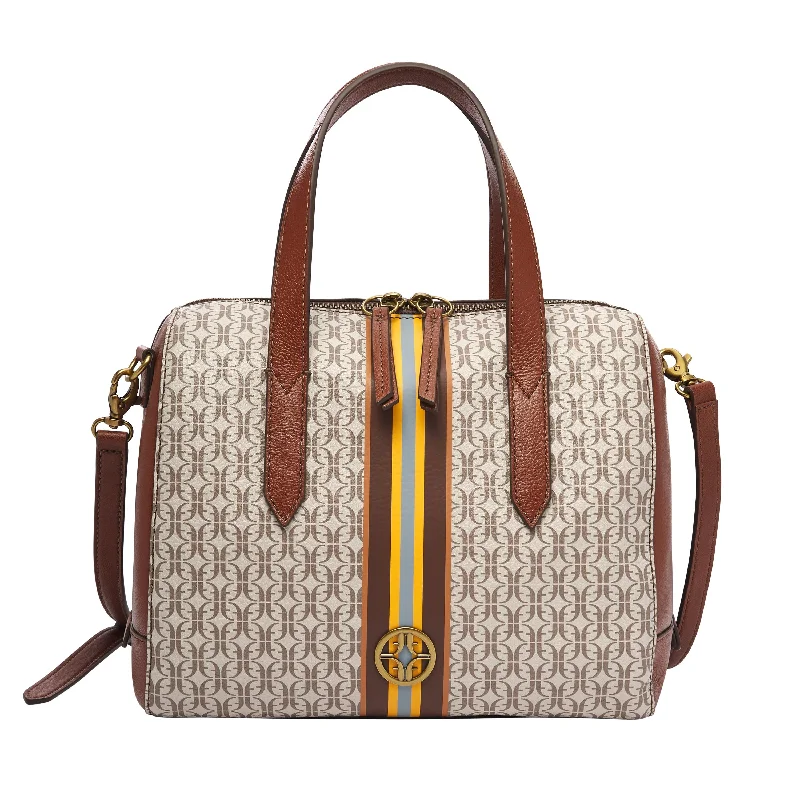 Fossil Women's Sydney Printed PVC Satchel