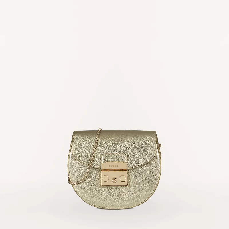 Furla Metropolis Mini Crossbody Metallic