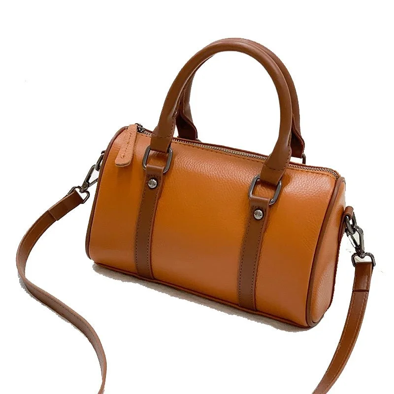 Vintage Genuine Leather Crossbody & Handbag