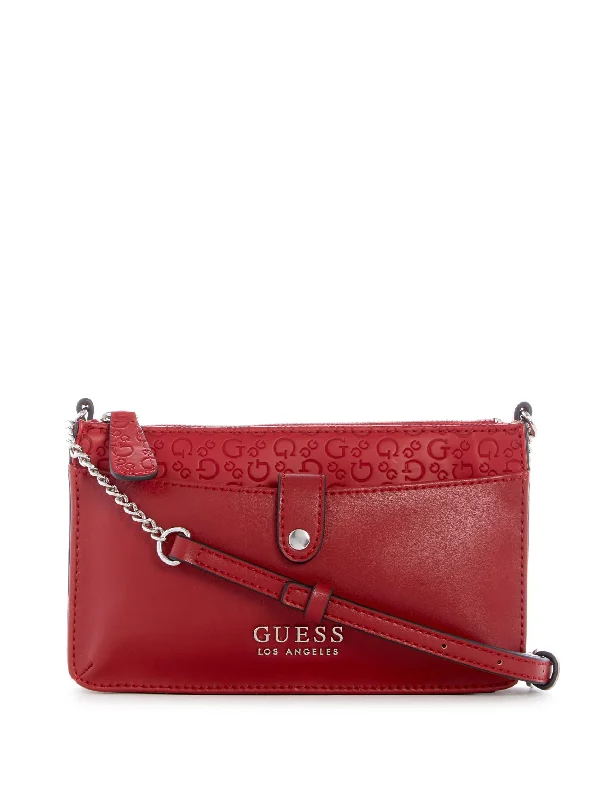 Jaslynn Embossed Logo Crossbody