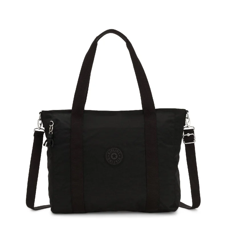 Kipling Asseni Tote Bag - Black Noir