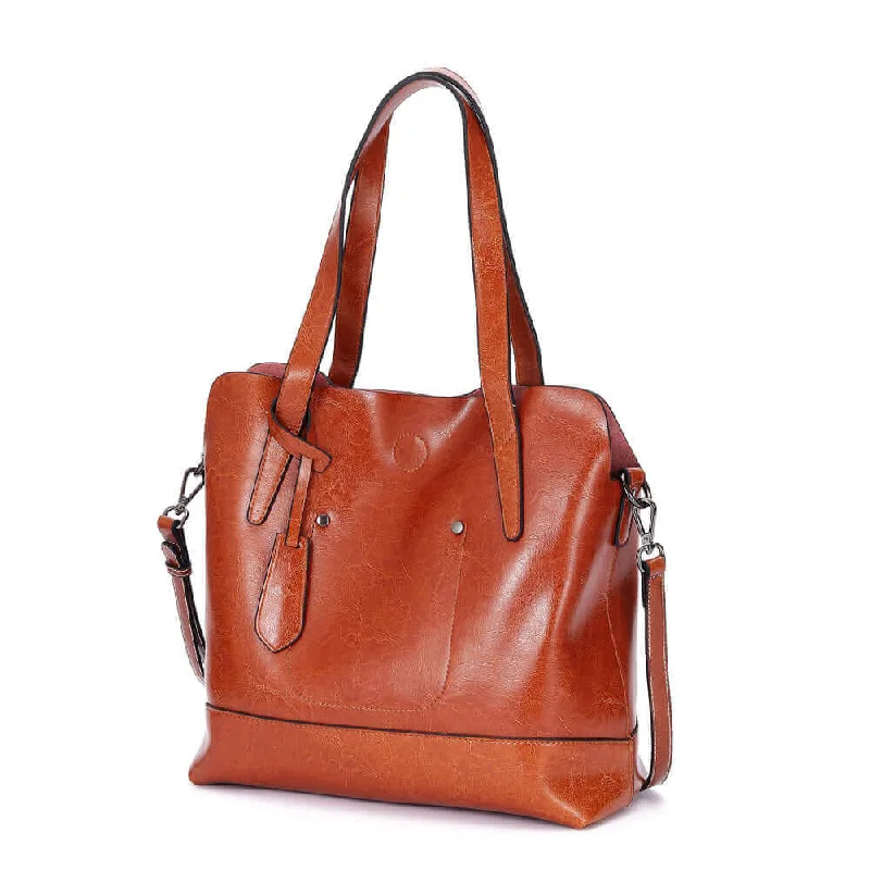 Leather Shoulder Crossbody Tote Bag NZ