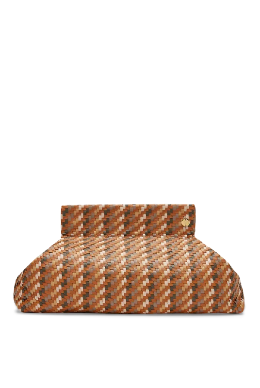 Lilis Large Woven Clutch Bag