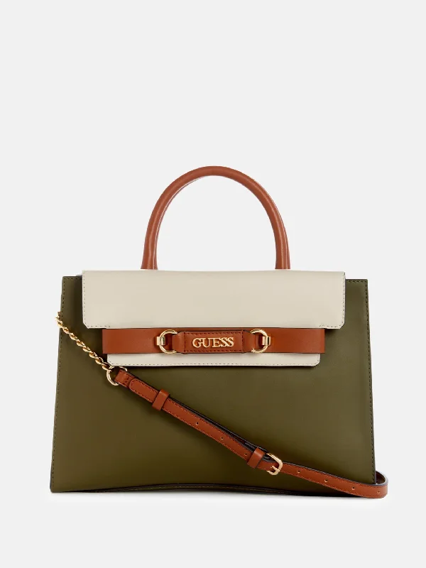 Lorlie Color-Block Satchel