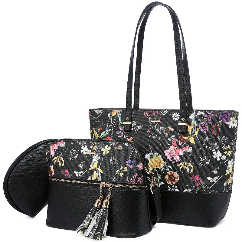 Black floral WB137960LK