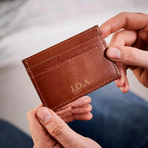 Mens Leather Credit Card Holder