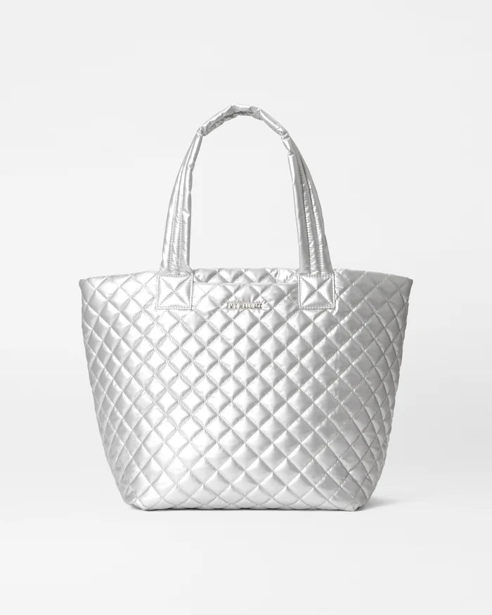 Metro Tote Deluxe Medium Matte Silver