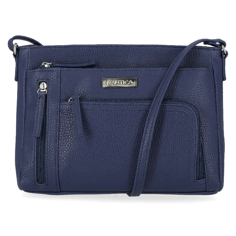 Nautica Womens Zip Crossbody Bag