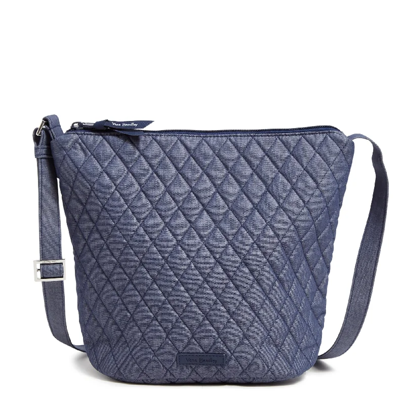 Outlet Denim Bucket Crossbody