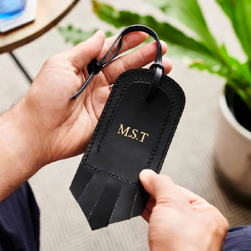 Personalised Luggage Tag With Tassles