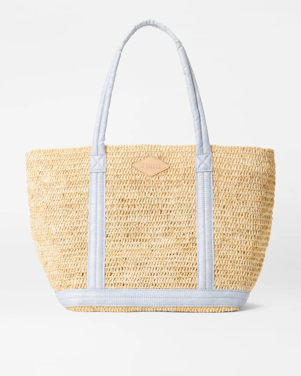 Raffia Tote Medium Raffia/ Chambray