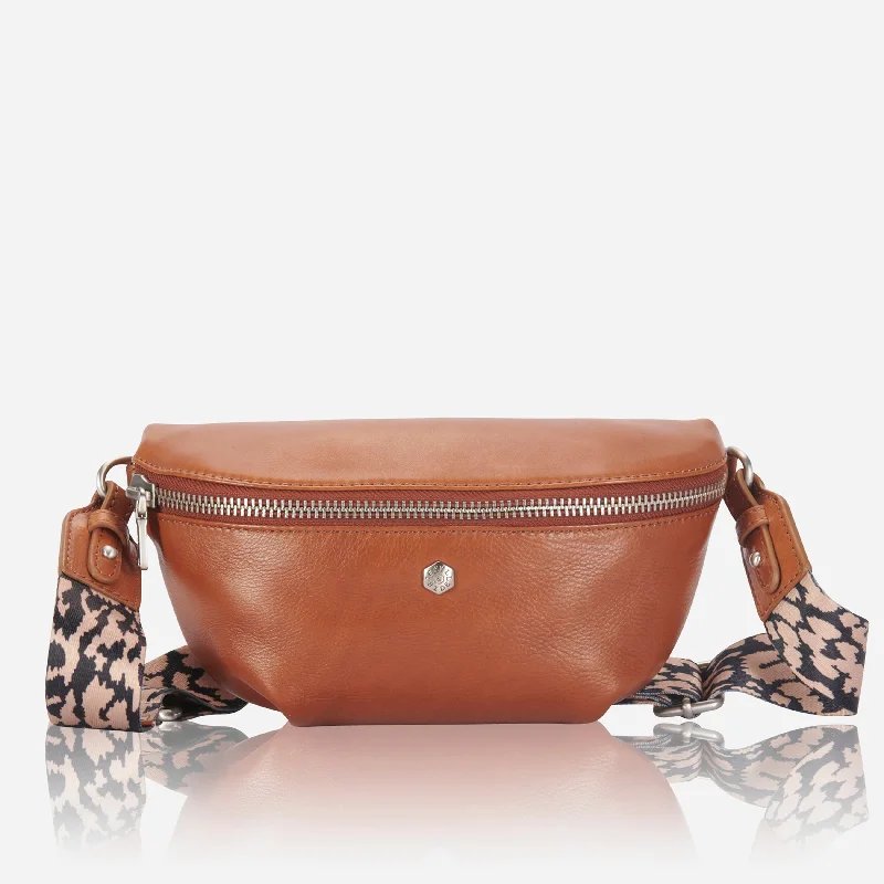 Slim Ladies Leather Waist Bag