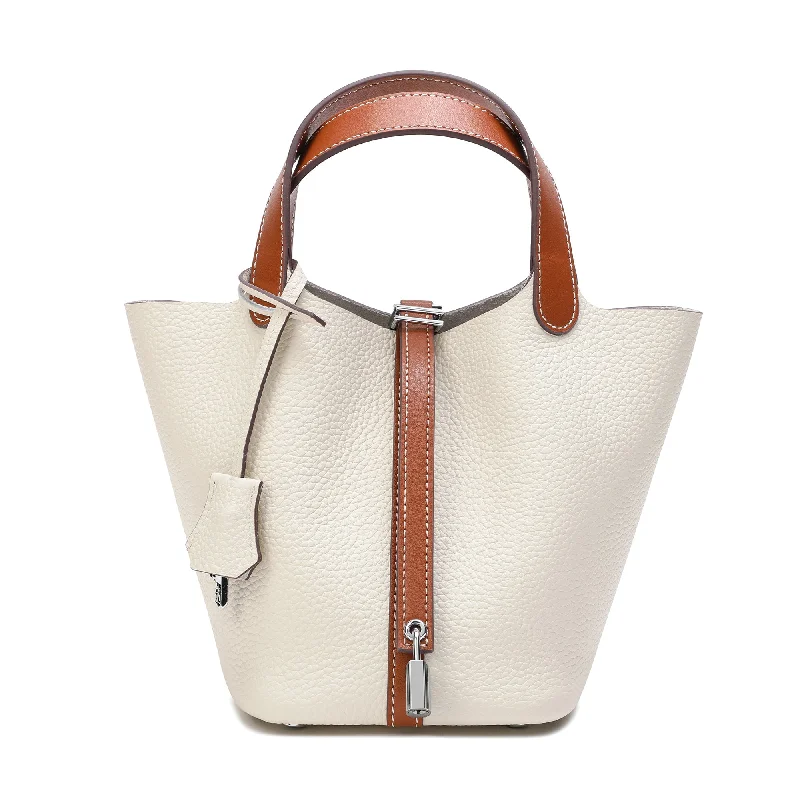 Tiffany & Fred Full-grain Leather Top-Handle Bag