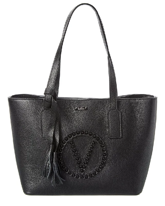 Valentino by Mario Valentino Prince Rock Leather Tote