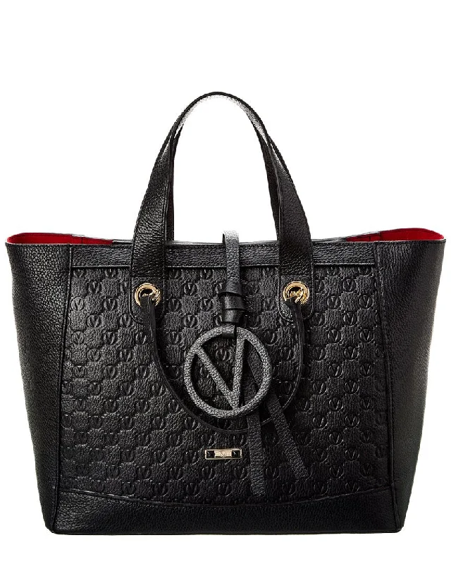 Valentino by Mario Valentino Sophie Medallion Leather Tote