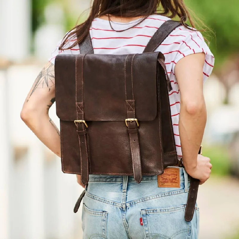 Wandering Soul Leather Backpack