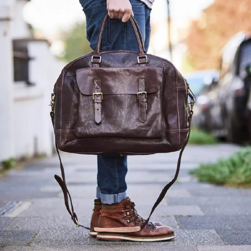 Wandering Soul Leather Travel Bag