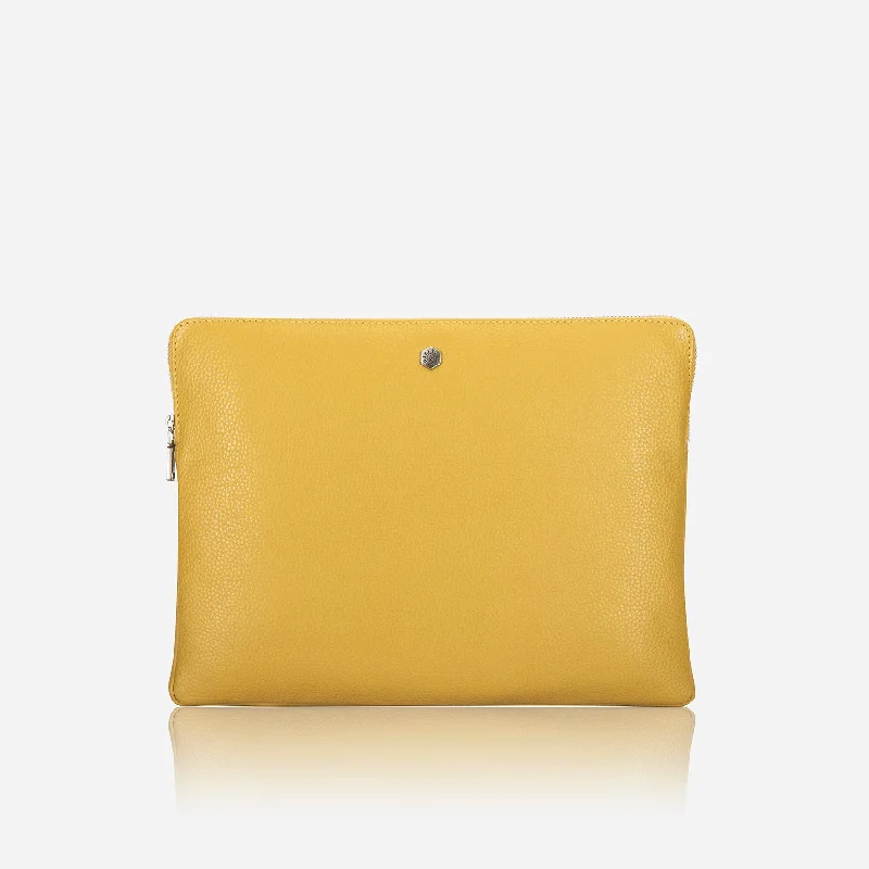 Zip Around Laptop Folder, Fresh Lemon